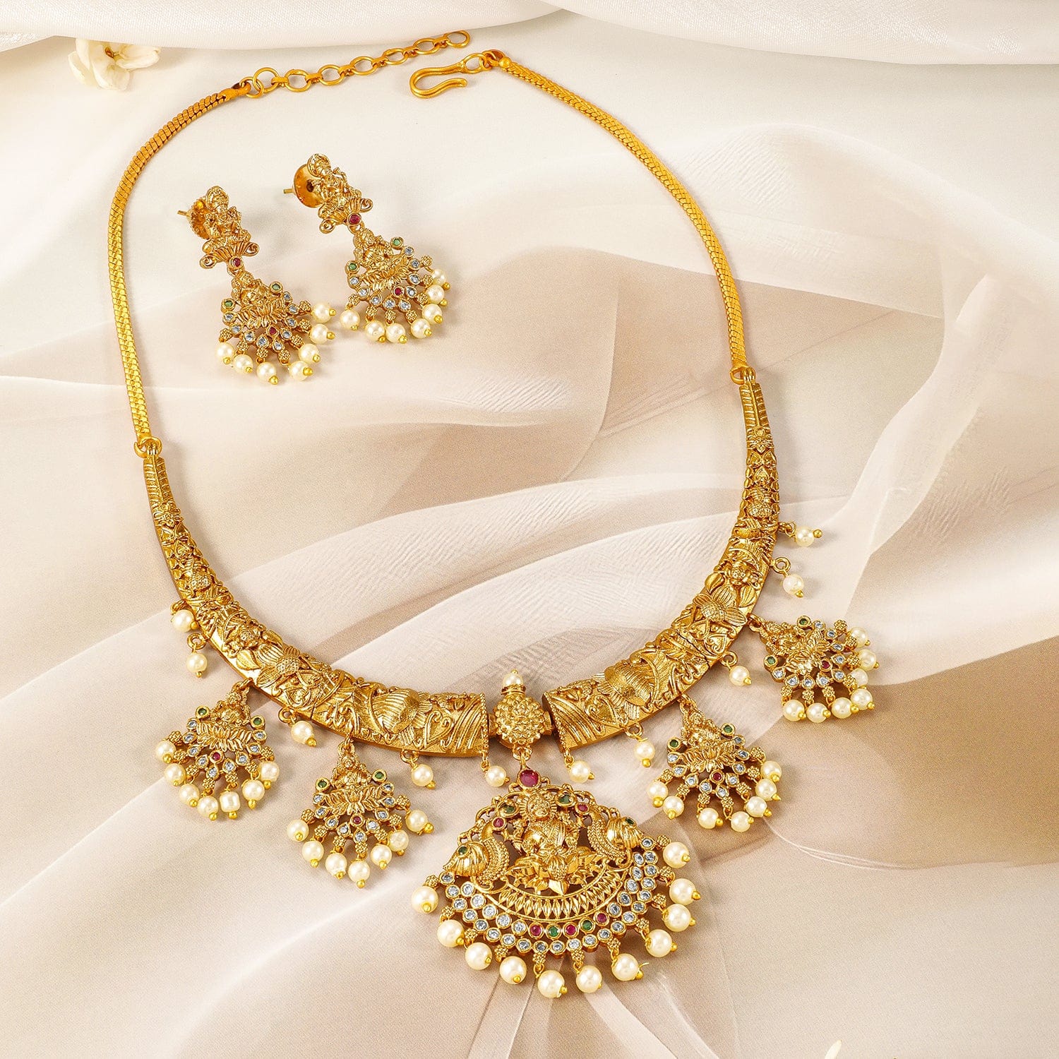 22k-gold-plated-ruby-emerald-cz-studded-pearl-drops-lakshmi-temple-necklace-set-necklace-set-37010024104110.jpg