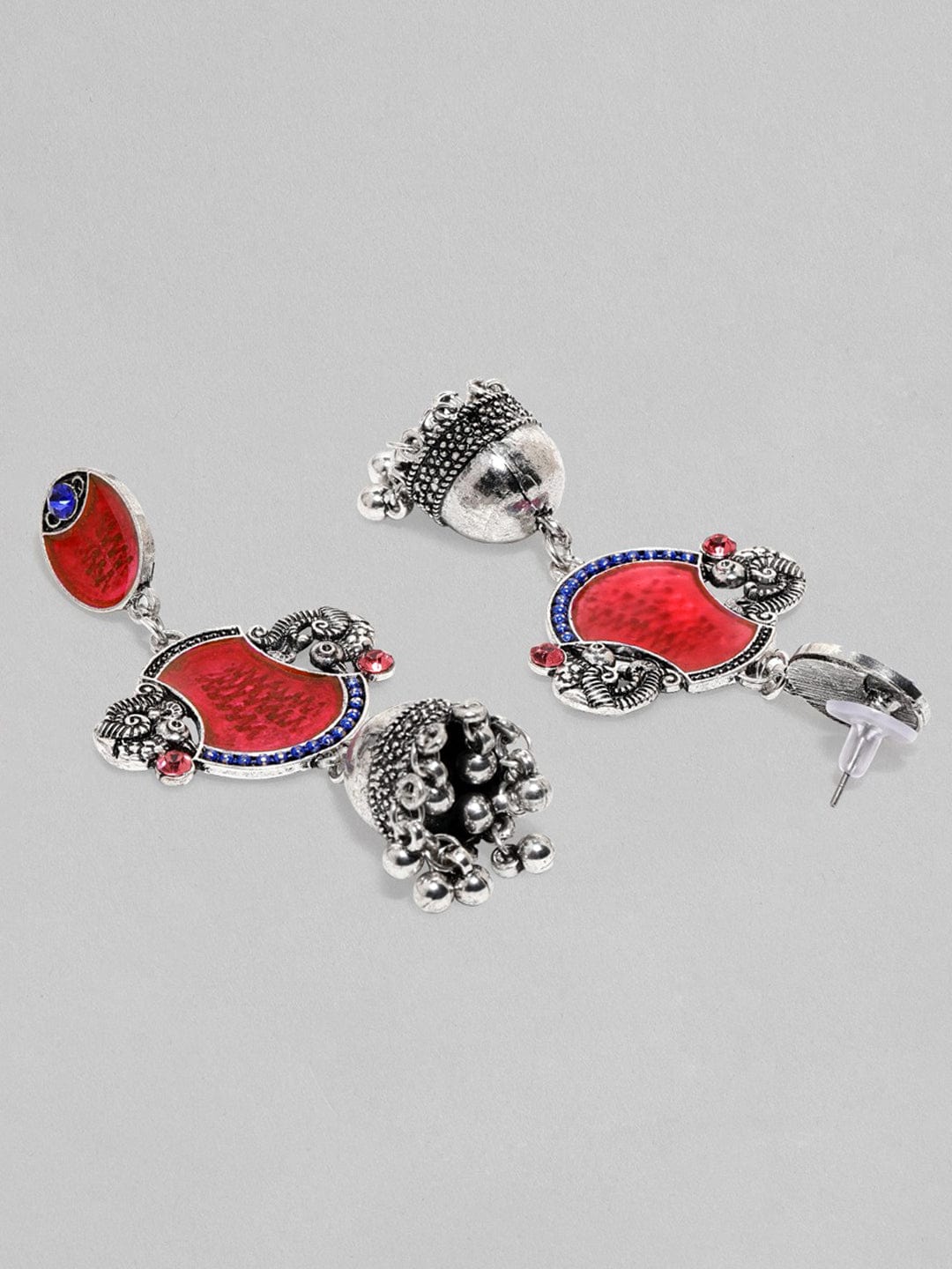 oxidized-silver-plated-red-enamel-jhumka-earrings-with-peacock-motif-jhumka-37284988879022.jpg