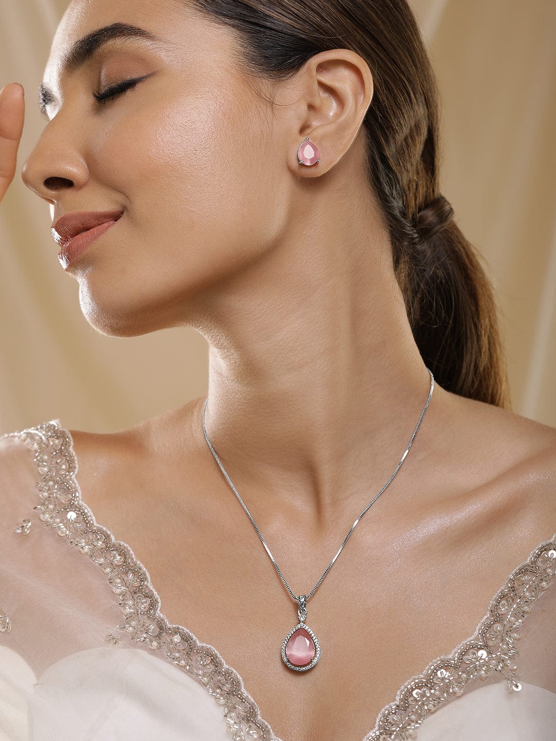 rhodium-plated-necklace-set-with-pastel-pink-stone-and-cz-accents-necklaces-necklace-sets-chains-mangalsutra-36543859916974.jpg