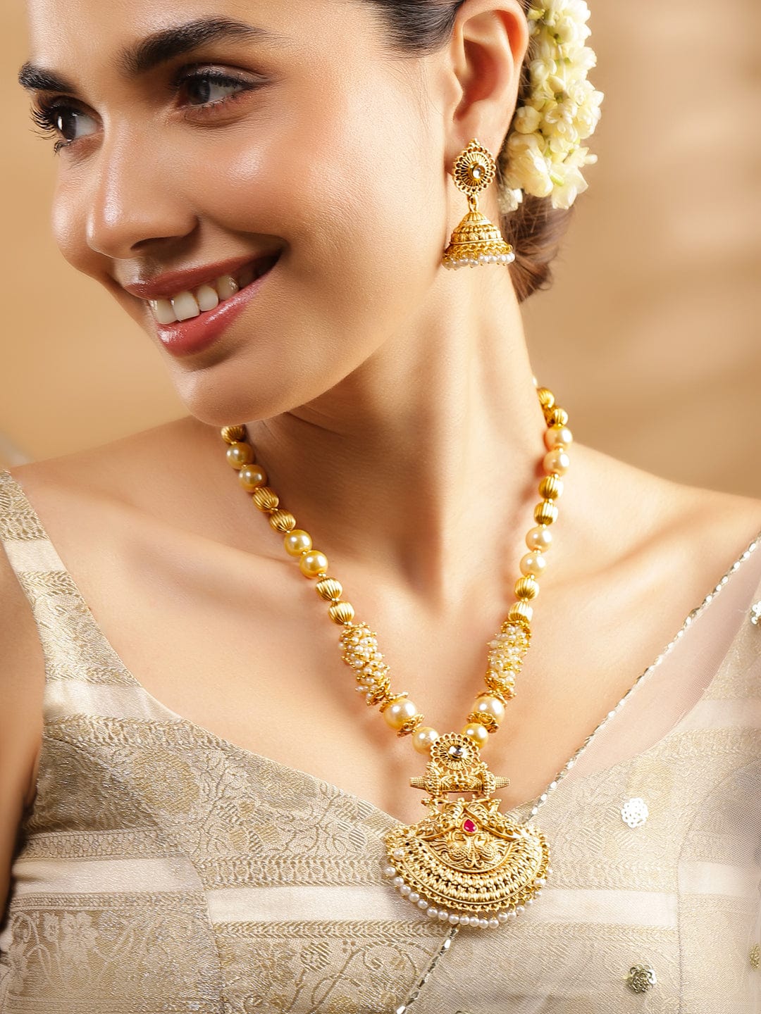 rubans-22k-gold-plated-pendant-jewellery-set-with-golden-pearl-beads-and-ruby-red-stone-necklaces-necklace-sets-chains-mangalsutra-1151354694.jpg