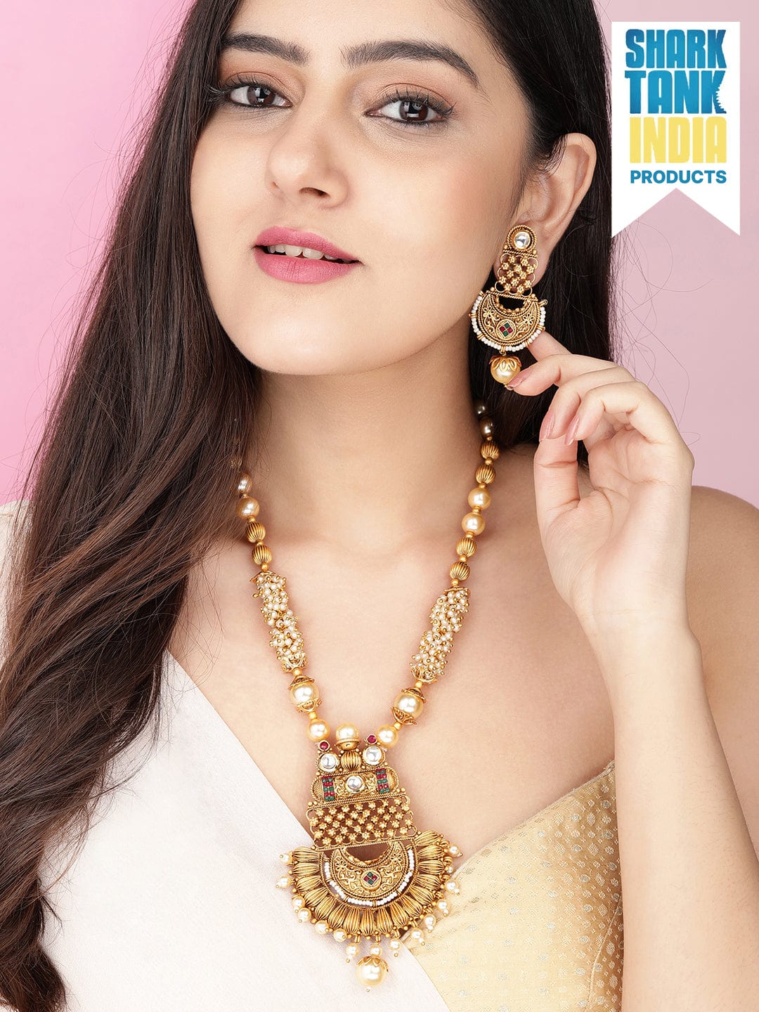 rubans-gold-plated-heavy-pendant-beige-pearl-necklace-set-necklace-set-33589216411822.jpg