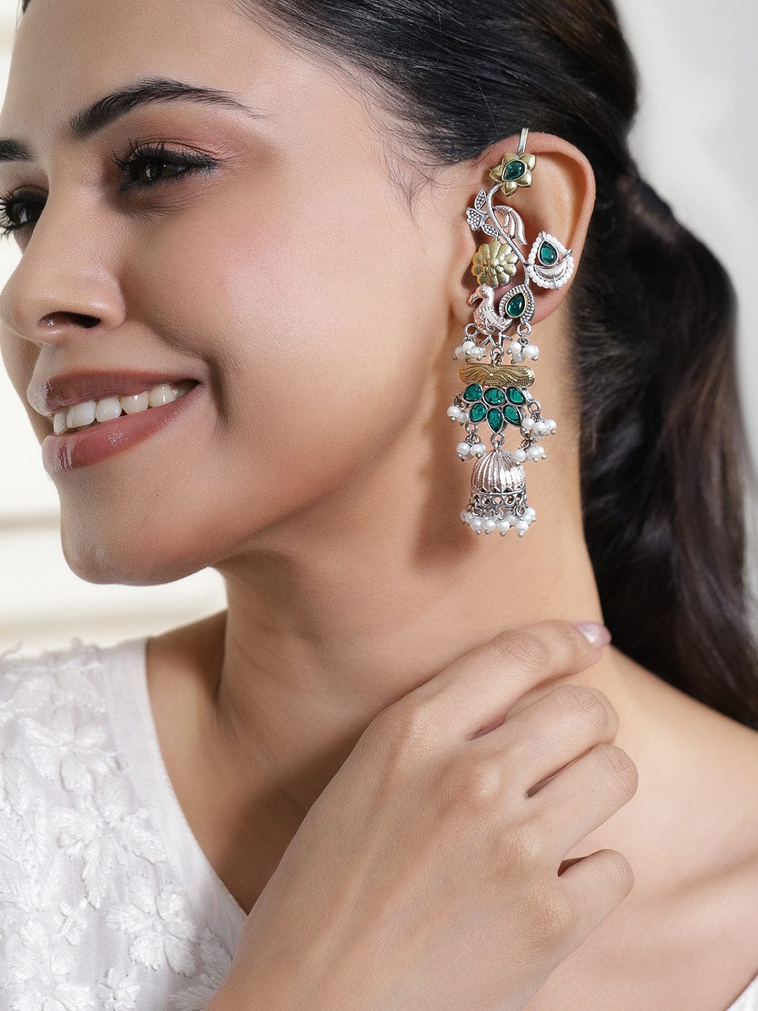 rubans-gold-silver-dual-plated-oversize-ear-cuff-earrings-with-peacock-design-green-stones-pearl-drops-earrings-1183330894.jpg