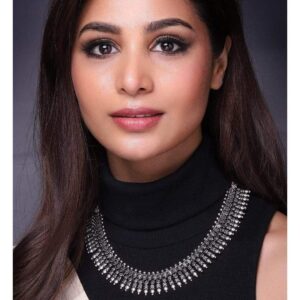 Oxidised Silver Metal Kerela Necklace - Gold & Silver