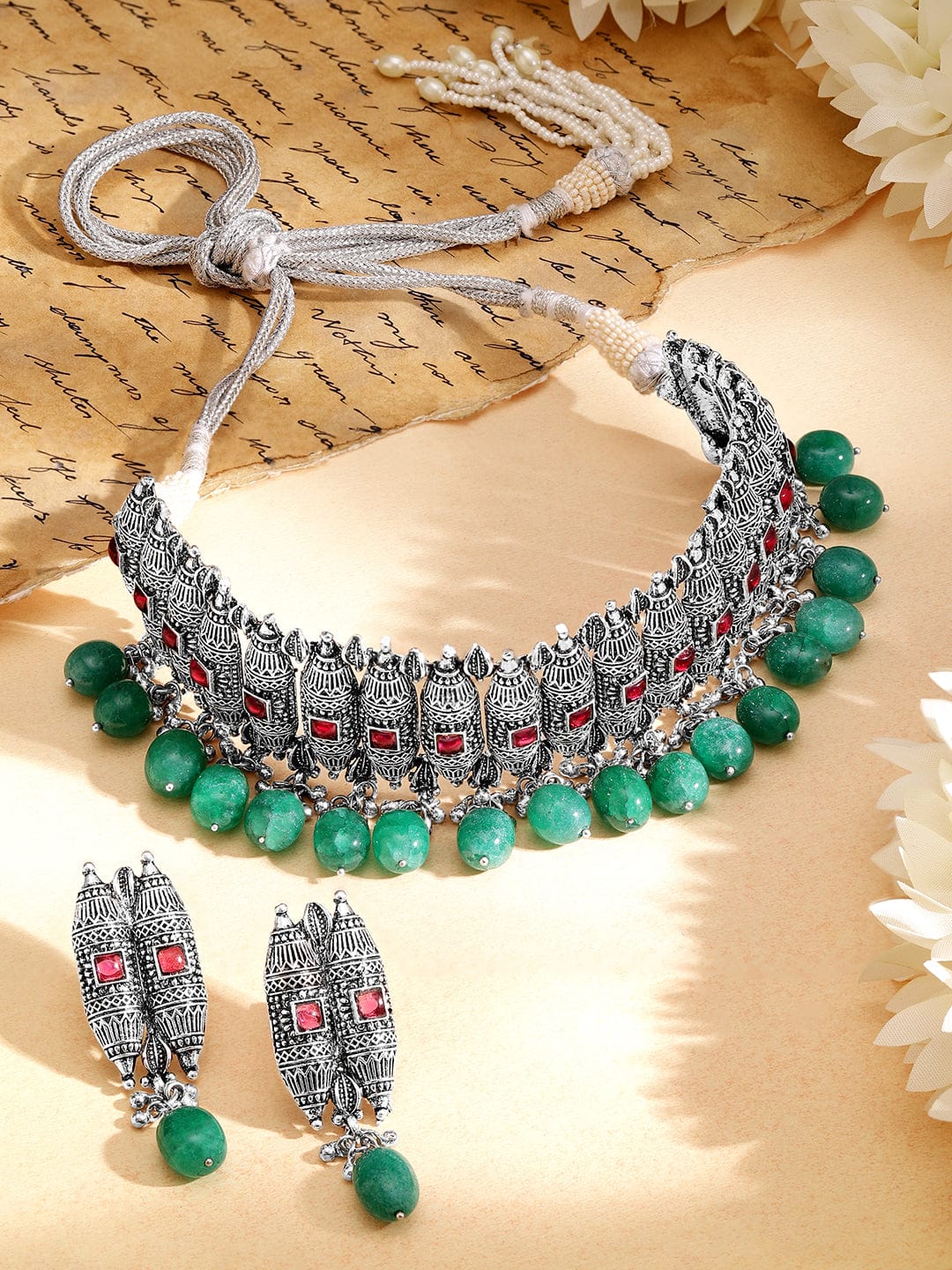 rubans-oxidised-silver-plated-green-beaded-pink-stone-studded-choker-set-jewellery-set-1143859320.jpg