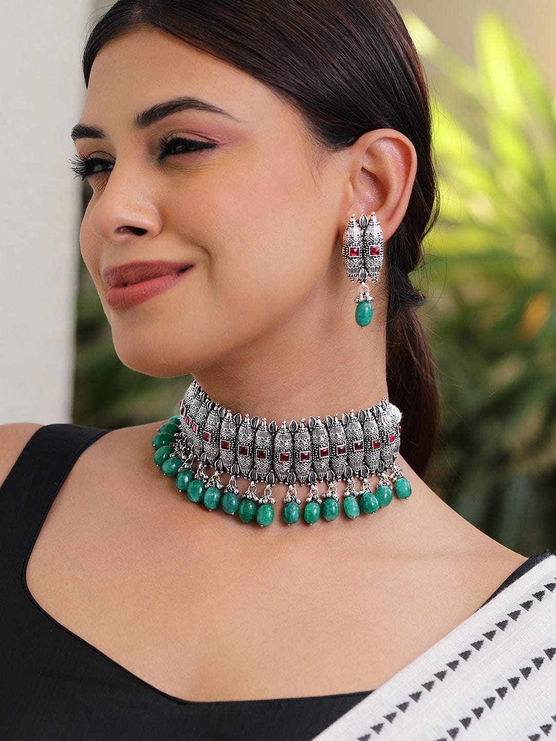 rubans-oxidised-silver-plated-green-beaded-pink-stone-studded-choker-set-jewellery-set-1177164298.jpg