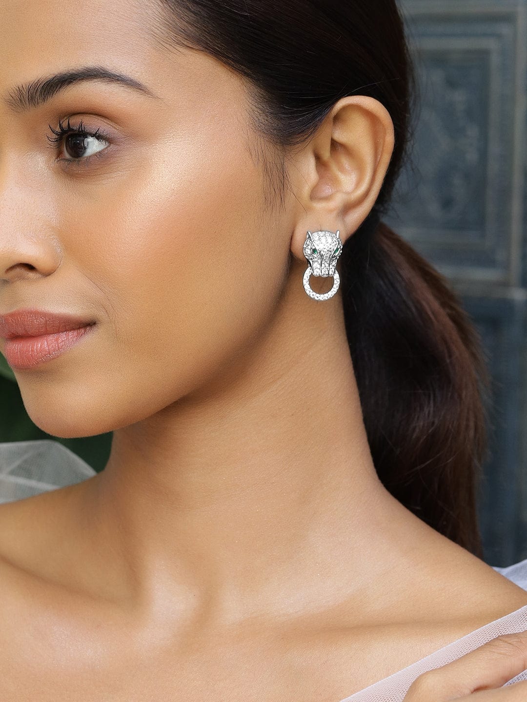rubans-rhodium-plated-cubic-zirconia-panther-design-stud-earrings-with-emerald-accents-earrings-1129221982.jpg