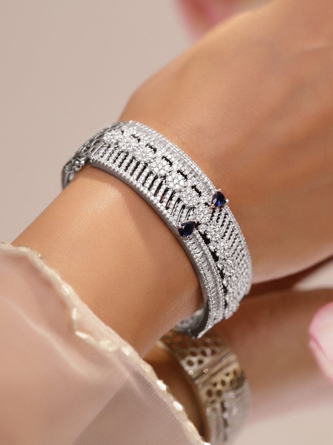 rubans-rhodium-plated-floral-design-bracelet-with-blue-sapphire-cubic-zirconia-accents-bangles-bracelet-1183546759.jpg