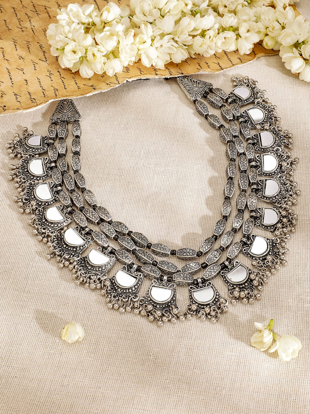 rubans-silver-plated-artificial-beads-beaded-layered-mirror-necklace-necklace-set-37558899572910.jpg