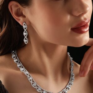 Silver Sagebrush Symphony Western Necklace Set - Gold